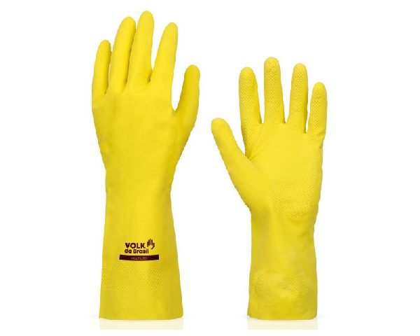 LUVA LATEX AMARELA VOLK - CA 10695