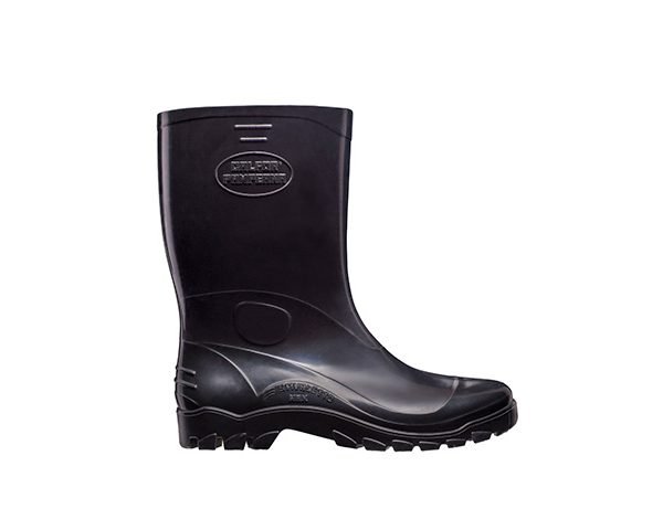 BOTA DE PVC CANO MÉDIO PRETA CALFOR - CA 44617
