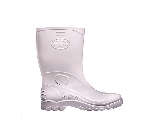 BOTA DE PVC CANO MÉDIO BRANCA CALFOR - CA 44617