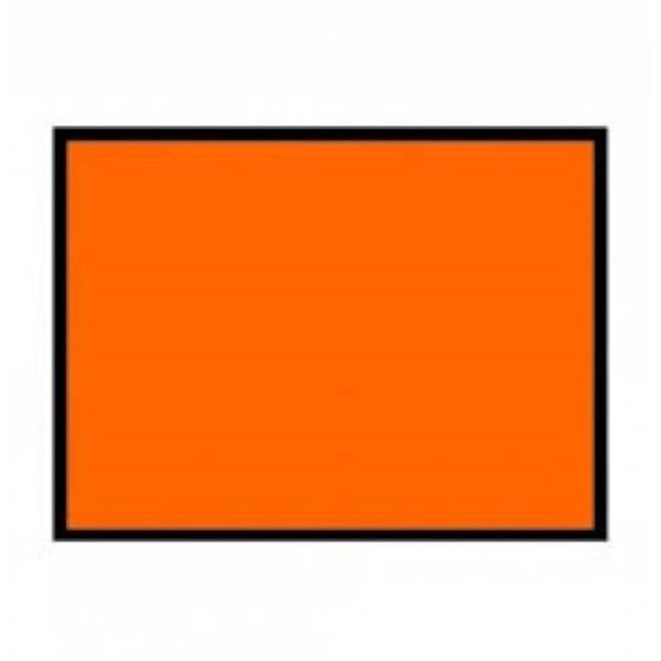 PLACA NUMEROLOGIA LARANJA S/ NÚMEROS 40 X 30