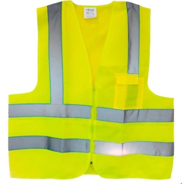 COLETE REFLETIVO COM 1  BOLSO PLASTCOR