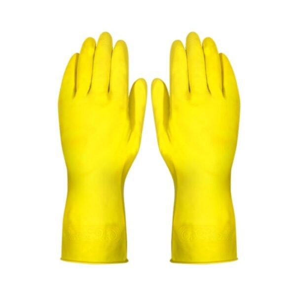 LUVA DE LATEX AMARELA LTX 600 PLASTCOR - CA 34143