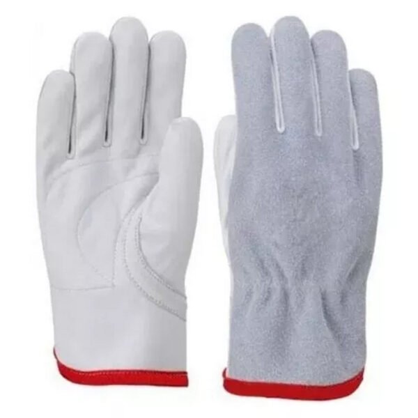 LUVA MISTA RASPA/VAQUETA PLASTCOR  TAM 9.5/U - CA 36250