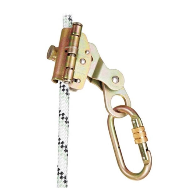 TRAVA QUEDAS PARA CORDA DE 12MM AÇO COM MOSQUETÃO STEELFLEX