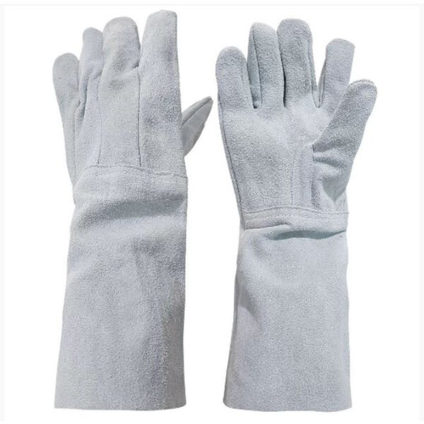 LUVA DE RASPA 15CM C/ REFORÇO PLASTCOR - CA 35194