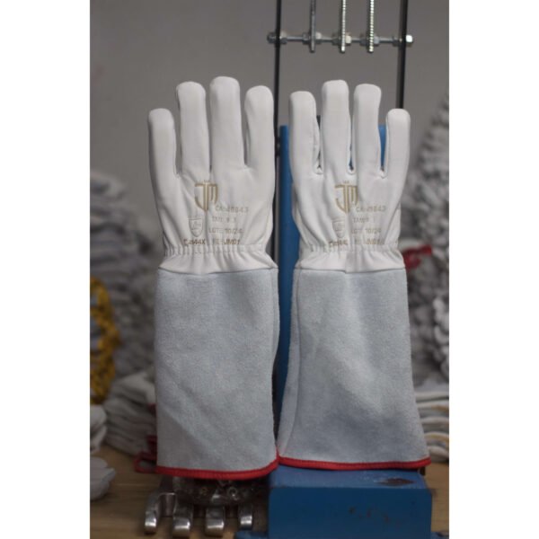 LUVA VAQUETA PUNHO 20 CM PETROLEIRA JM - CA 49843