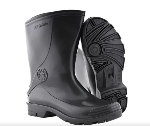 BOTA PVC CANO MÉDIO C/FORRO CAPATAZ - CA 33139
