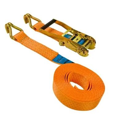 KIT CINTA AMARRAÇÃO DE CARGA 5M COM CATRACA E GANCHO J 2TON CARBOGRAFITE