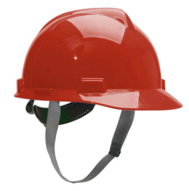 CAPACETE V-GARD LARANJA MSA COM SUSPENSÃO E JUGULAR - CA 498