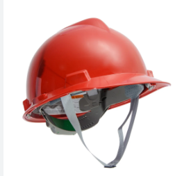 CAPACETE V-GARD VERMELHO MSA COM SUSPENSÃO E JUGULAR - CA 498