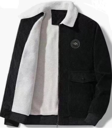 CASACO COTELÊ PRETO VELUDO  MARCA TOP