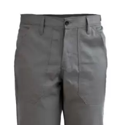 BERMUDA BRIM CINZA CHUMBO BOTÃO SEM REFLETIVO