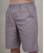 BERMUDA BRIM CINZA ELASTICO SEM REFLETIVO