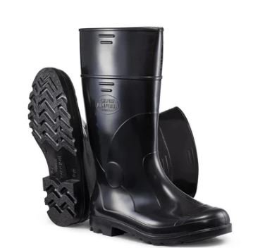 BOTA PVC CALFOR PRETA CANO LONGO  - CA 37773