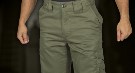 BERMUDA BRIM VERDE BOTÃO SEM REFLETIVO