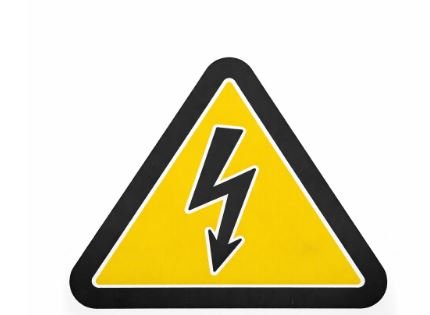 PLACA RISCO DE CHOQUE ELÉTRICO