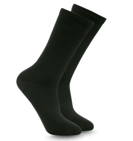 MEIA PRETA CANO MÉDIO TAM ÚNICO