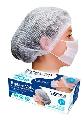 CX MÁSCARA CIRÚRGICA DESCARTÁVEL TRIPLA 50 UN VOLK