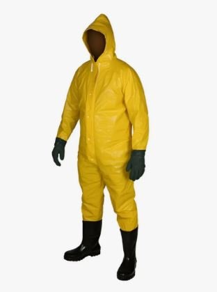 MACACÃO SANEAMENTO COM BOTAS E LUVAS PVC - CA 25103