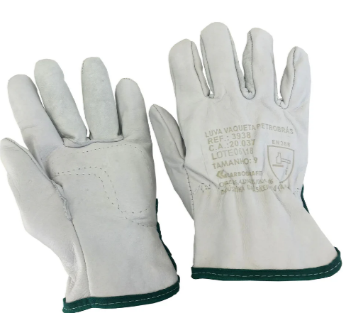 LUVA VAQUETA PETROLEIRA CARBOGRAFITE - CA 20037