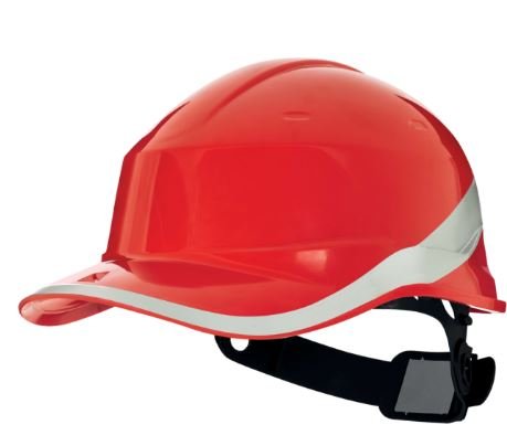 CAPACETE DIAMOND V VERMELHO COM AJUSTE PUSH DELTA PLUS  - CA 39041