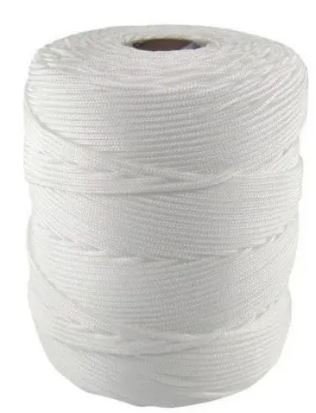 CORDA TRANÇADA EM POLIPROPILENO 04MM BRANCO