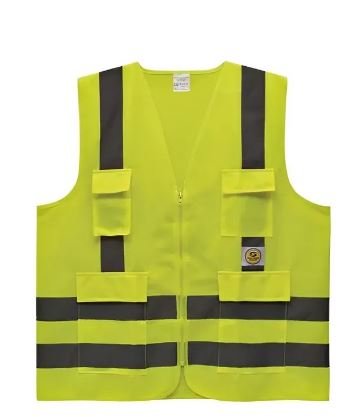 COLETE REFLETIVO AMARELO 4B SUPER SAFETY