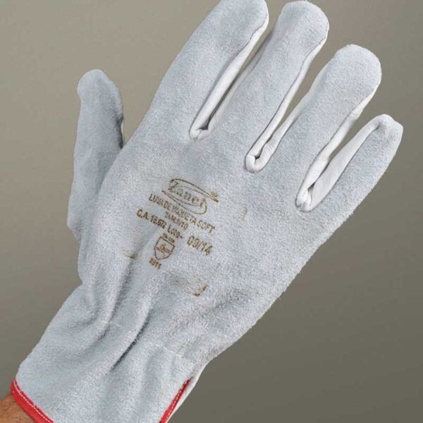 LUVA MISTA RASPA VAQUETA PETROLEIRA ZANEL - CA 16072