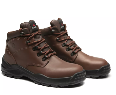 BOTINA DE AMARRAR ATACAMA COURO GRAXO MARROM BQ PLASTICA  BRACOL-  CA 40872