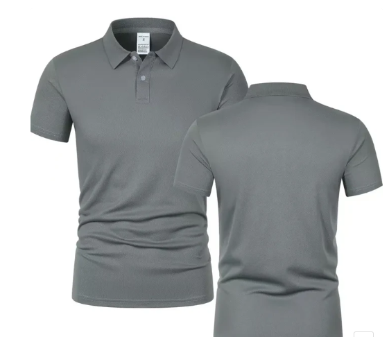 CAMISA POLO CINZA