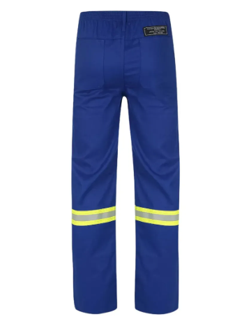 CALÇA NR10 AZUL ROYAL 12 ATPV REFL VERDE SUPER SAFETY - CA 52272