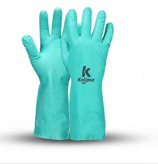 LUVA NITRILI-KA 05 VERDE S/FORRO  KALIPSO- CA32498